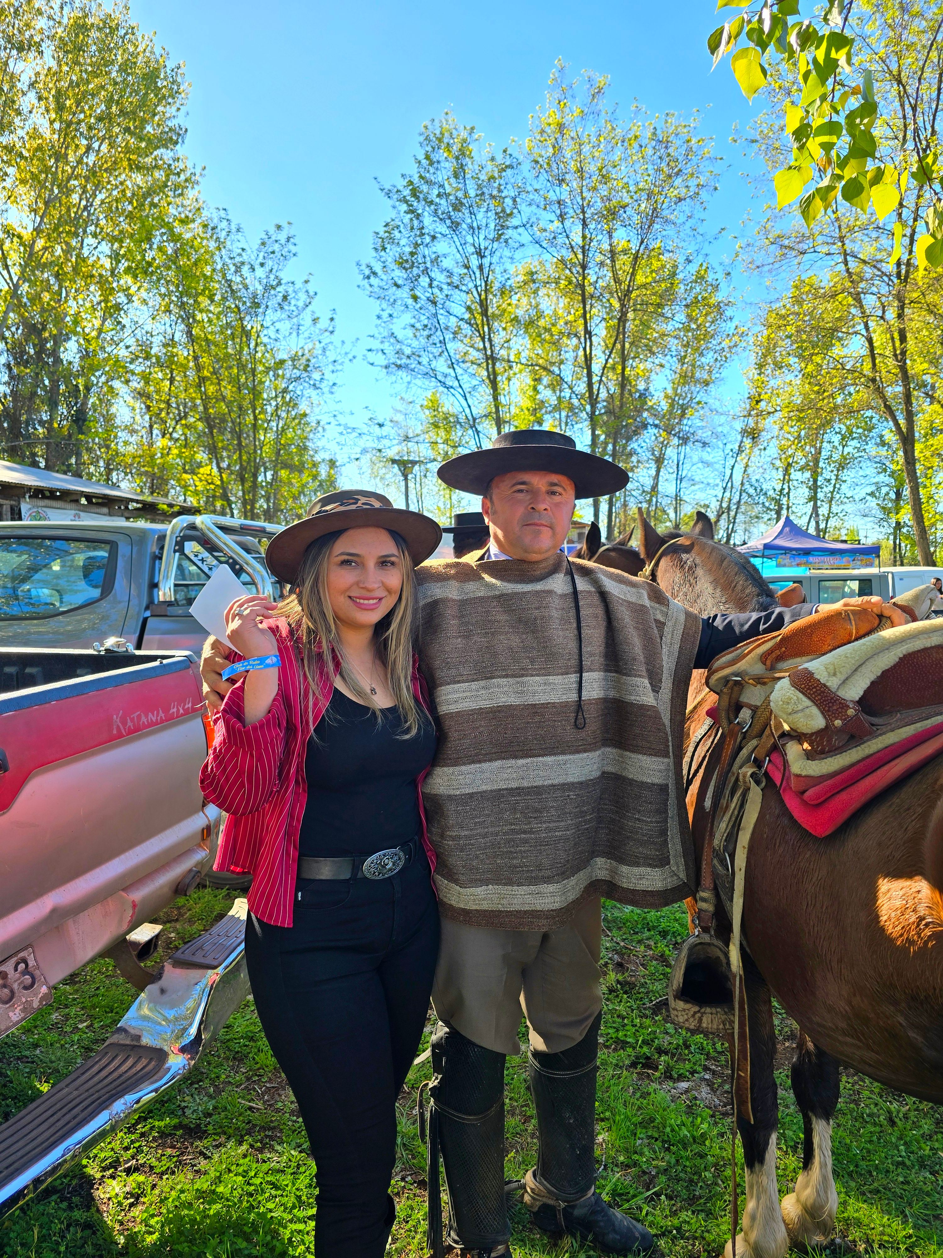 Génesis Veloso en evento rural del Maule Sur